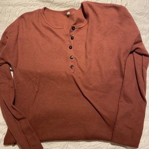 waffle knot henley
